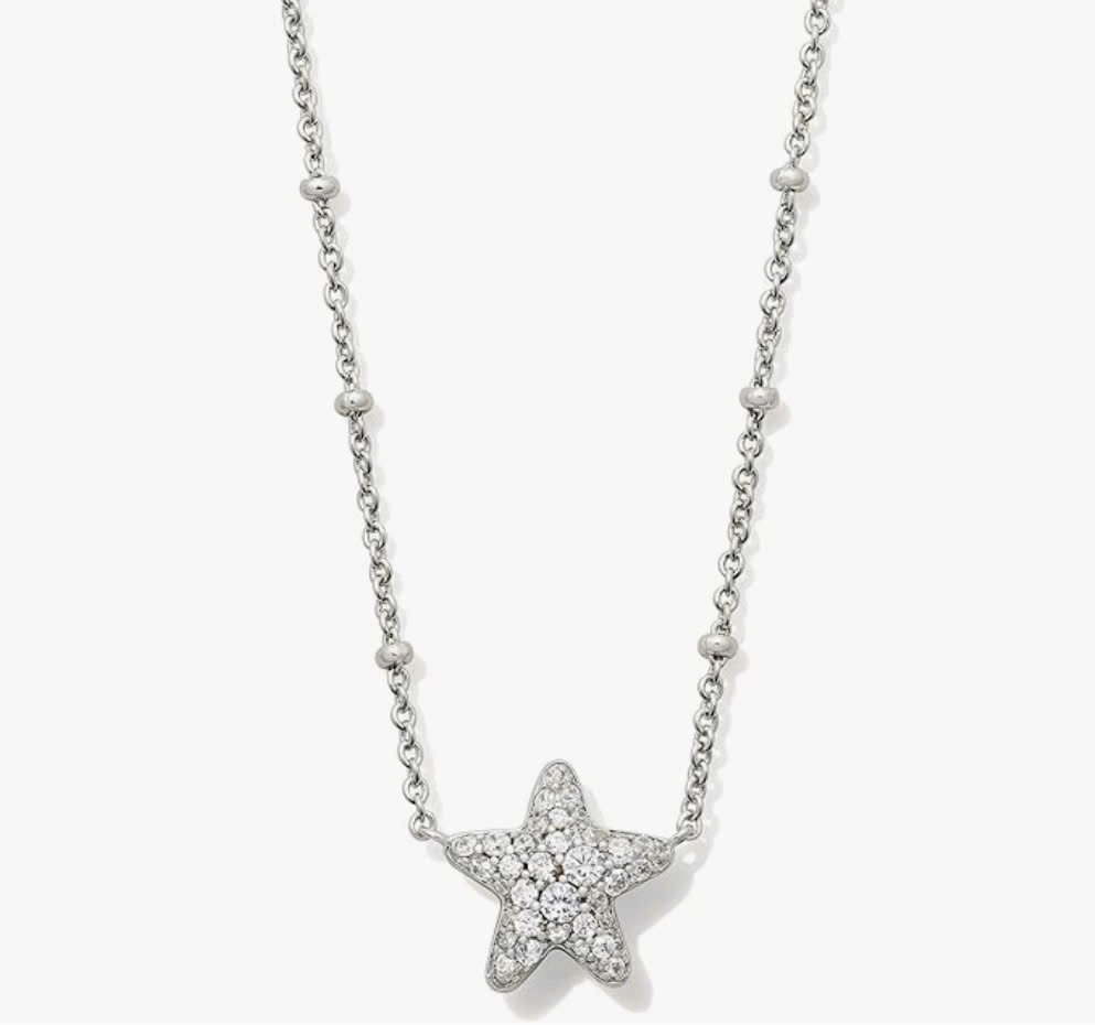 Dây chuyền bạc nữ sợi nhỏ Celestial Crysal Star